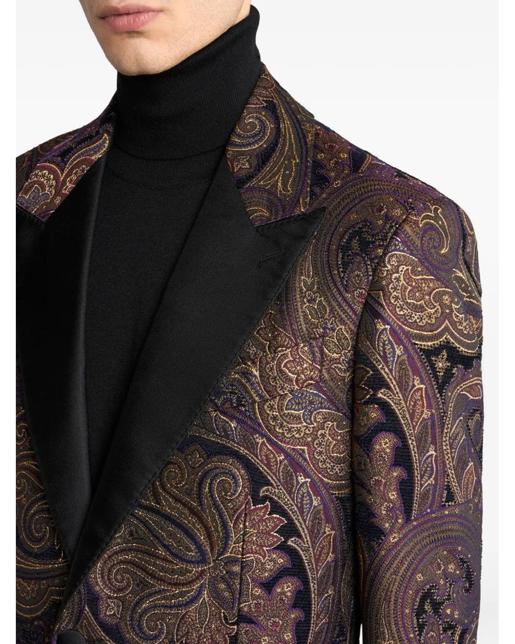 Blazer Con Botones Etro de hombre de color Black