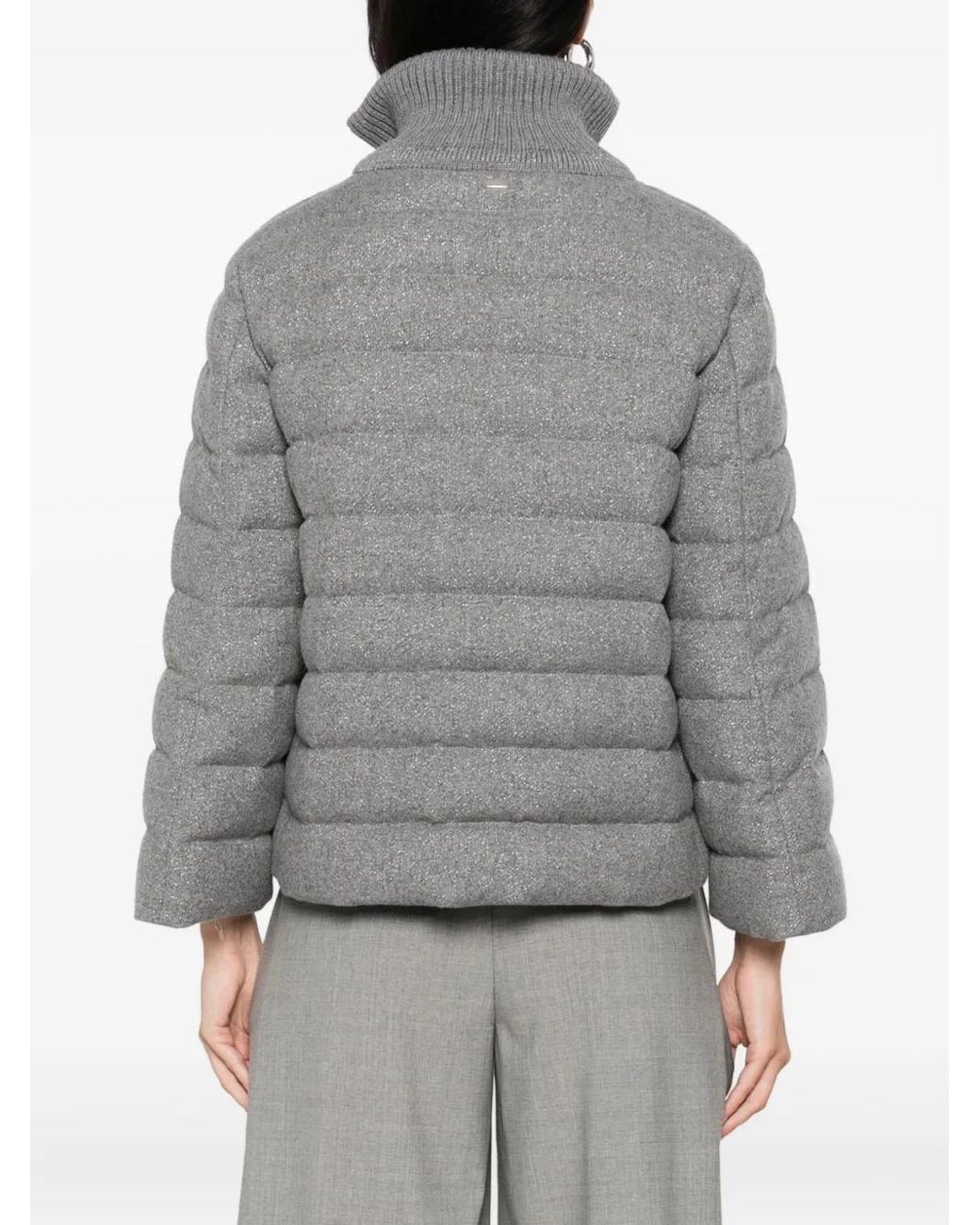 Plumífero Con Cremallera Herno de color Gray