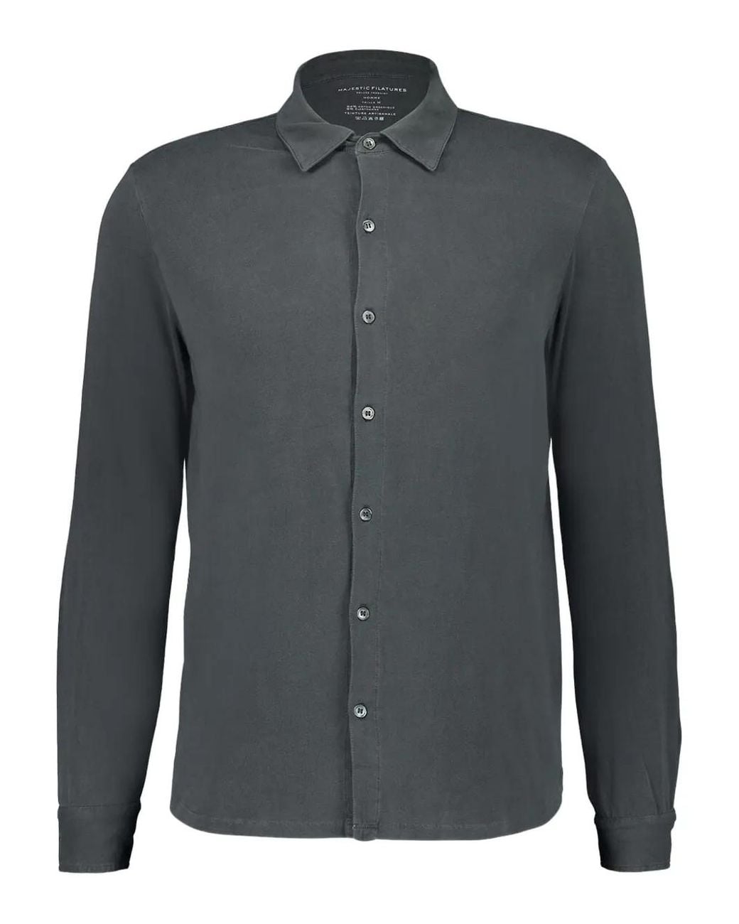Majestic Filatures Gray Herman Shirt for men