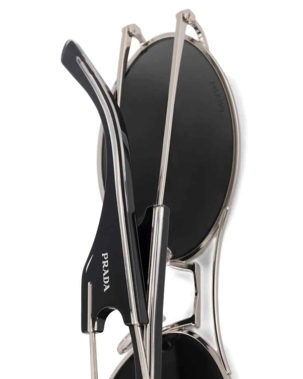 Prada Gray Eyewear Collection Sunglasses