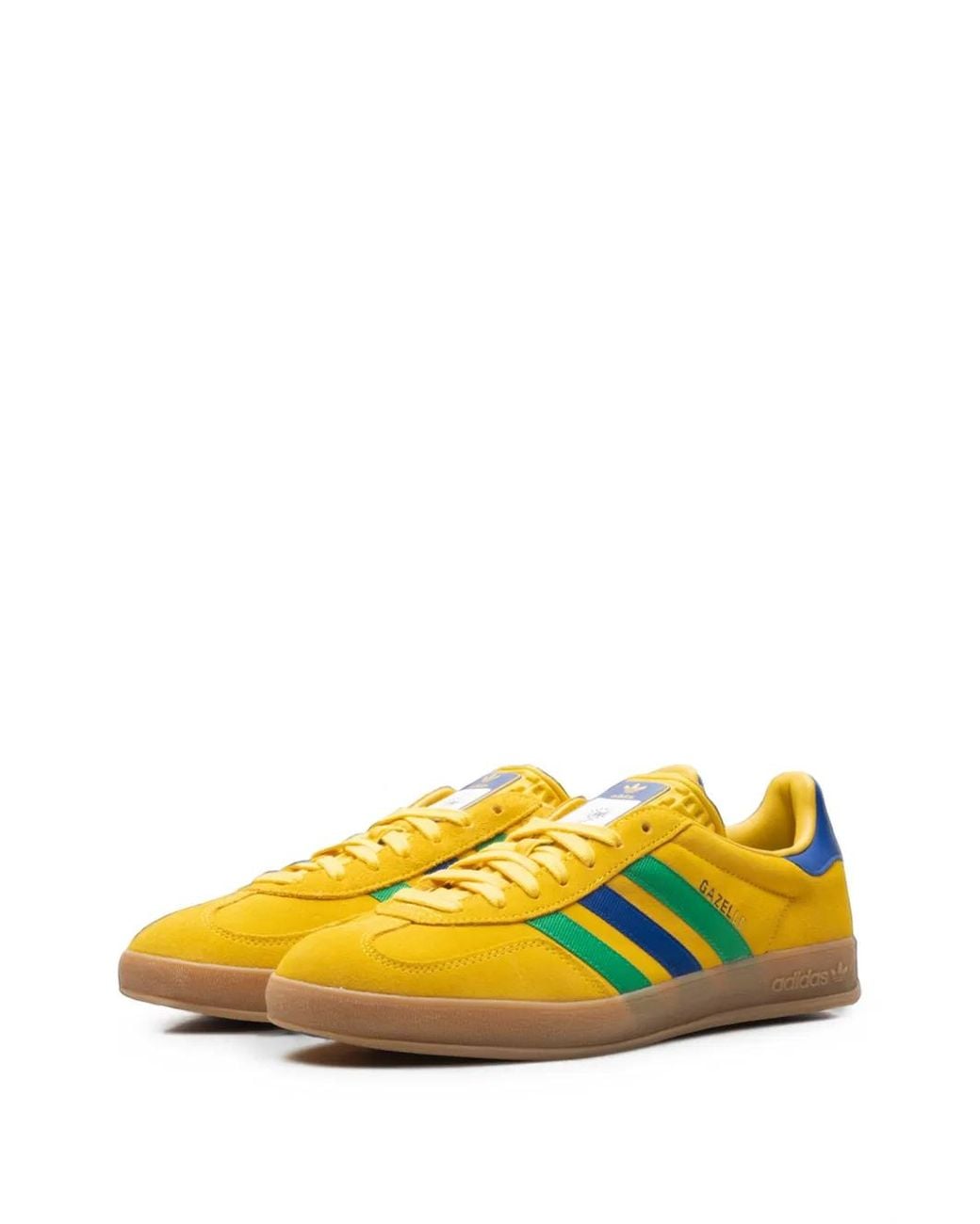 Adidas Yellow Gazelle Indoor Sneakers for men