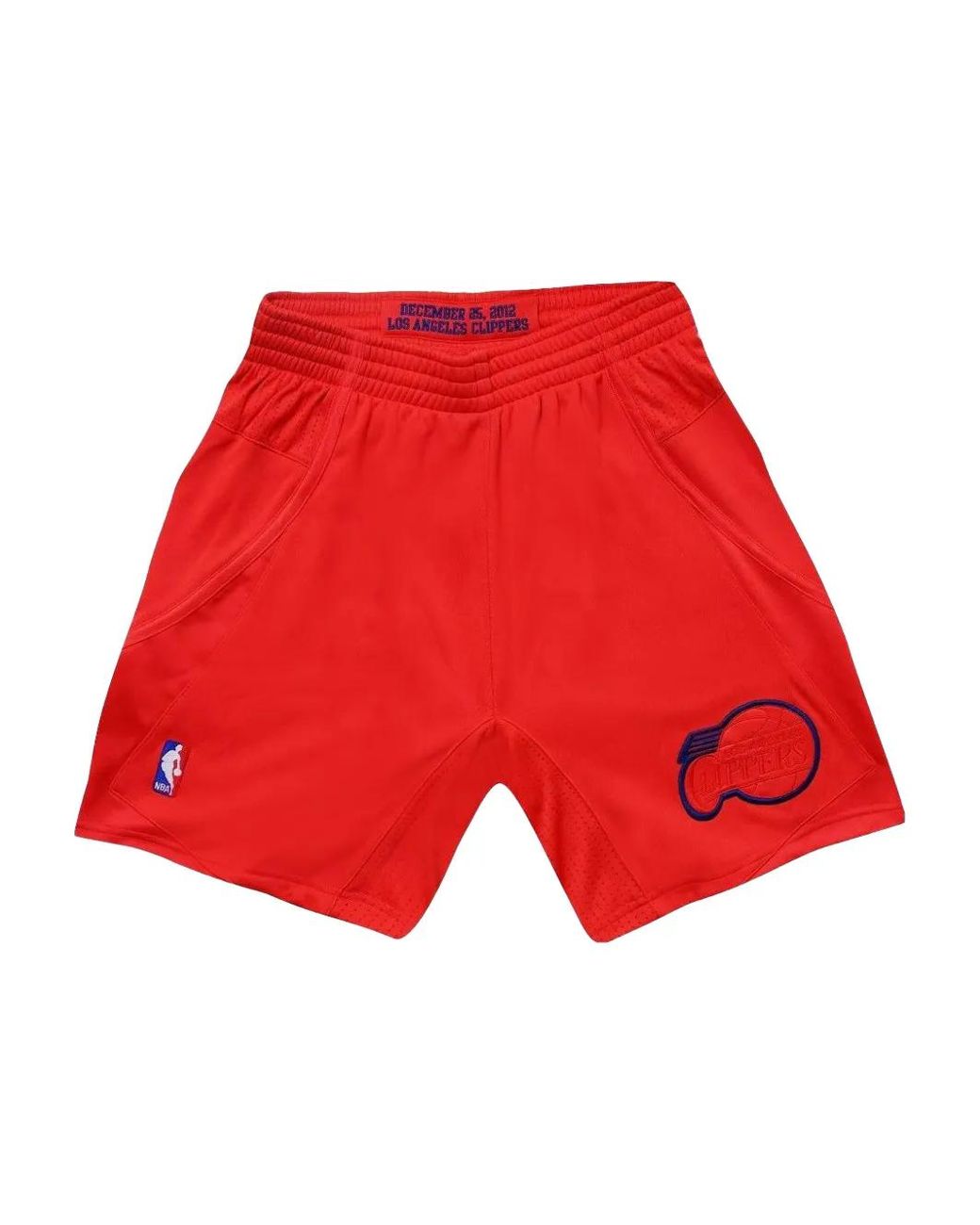 Mitchell & Ness Red X Los Angeles Clippers 2012 "Christmas Day" Shorts for men