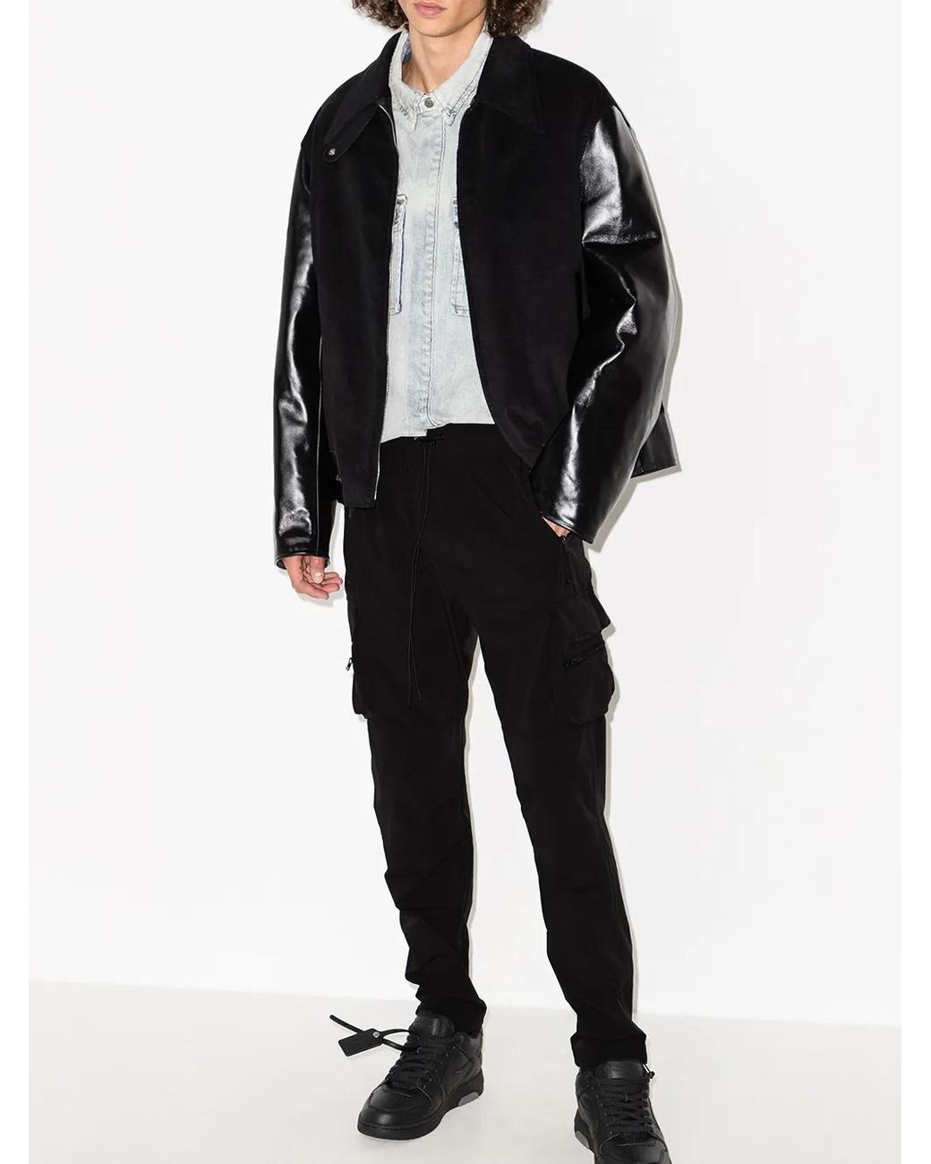 Represent Black Trousers for men