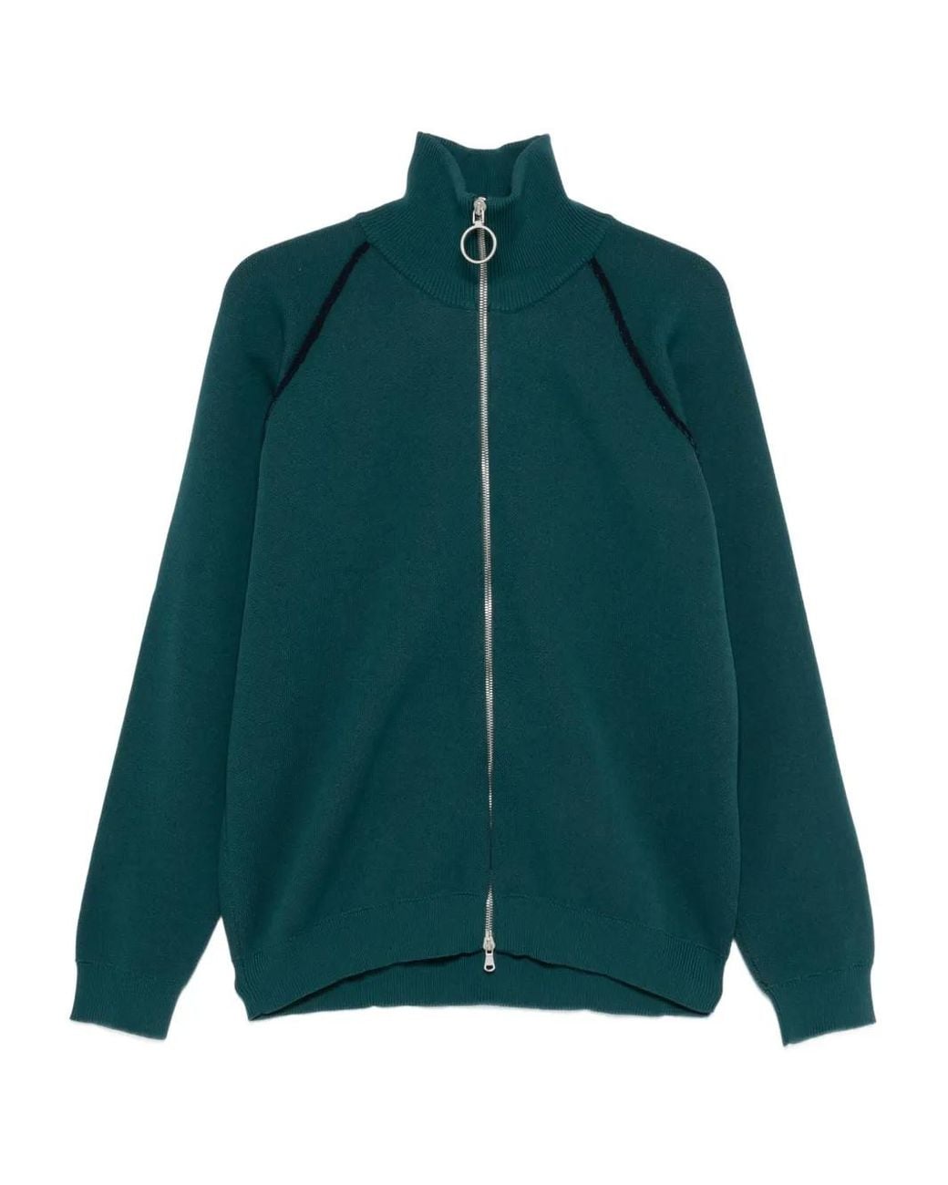 1989 STUDIO Sweater Met Rits in het Green voor heren