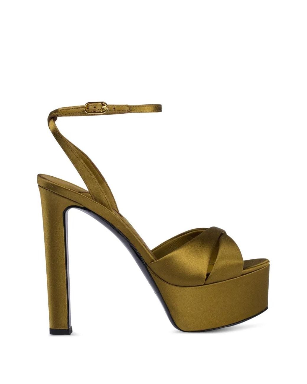 Le Silla Metallic Odette Platform Sandals