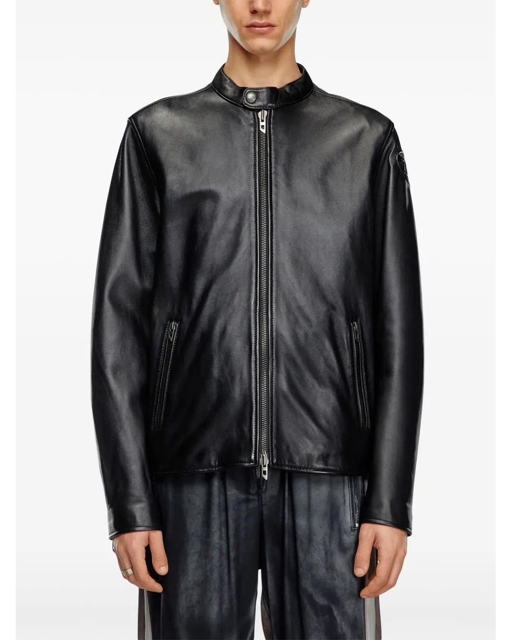 DIESEL Blue Jackets for men