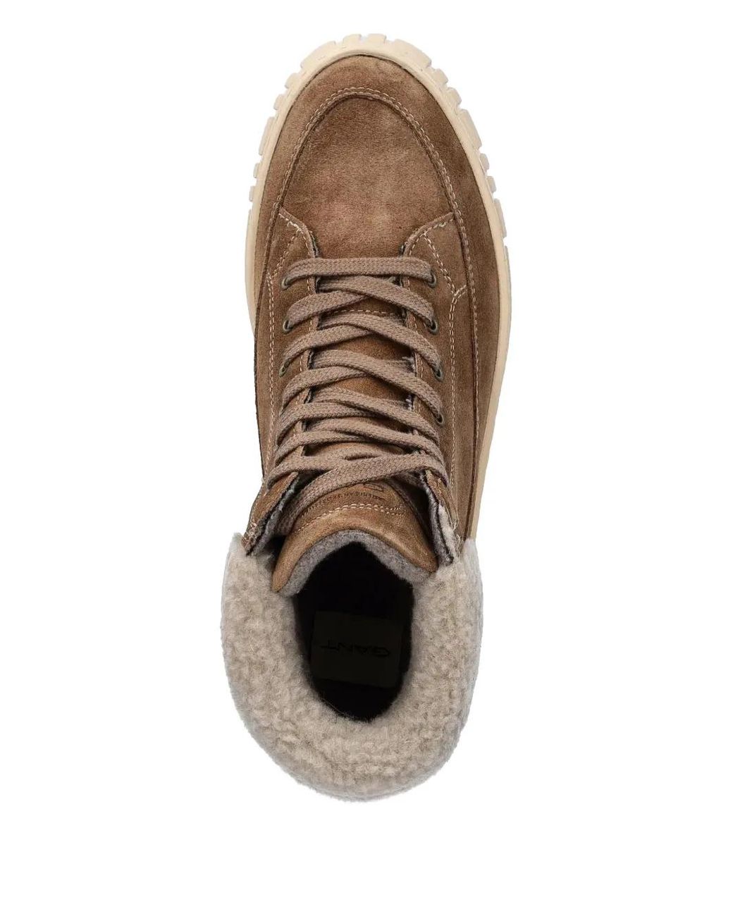 Gant Brown Stiefel Mit Shearling