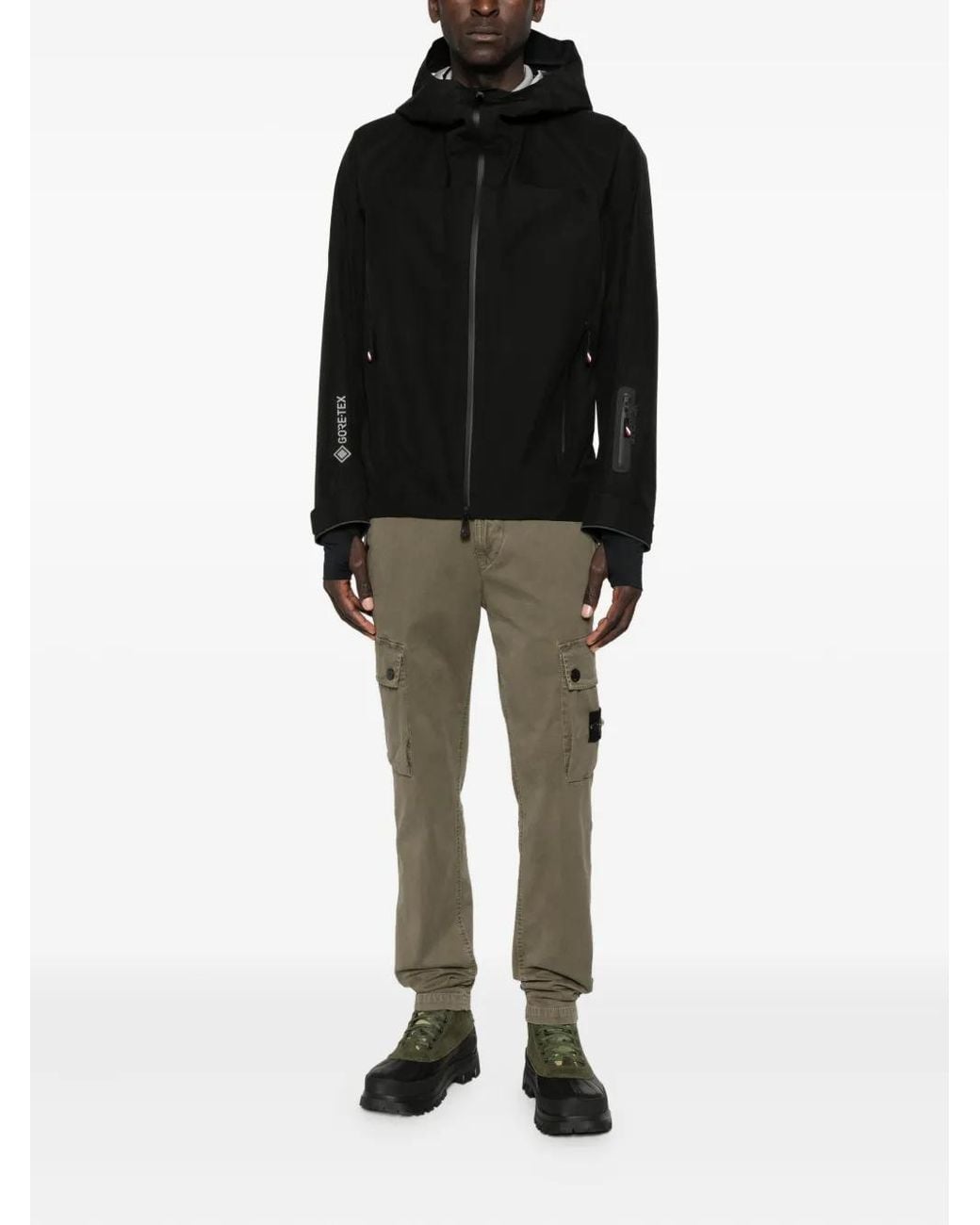 Moncler Black Hinterburgs Hooded Gore-Tex Ski Shell Jacket for men