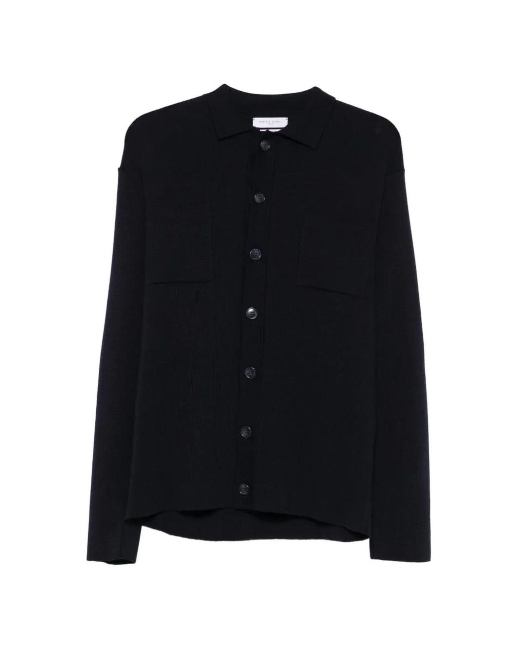 Daniele Fiesoli Blue Button-Up Cardigan for men