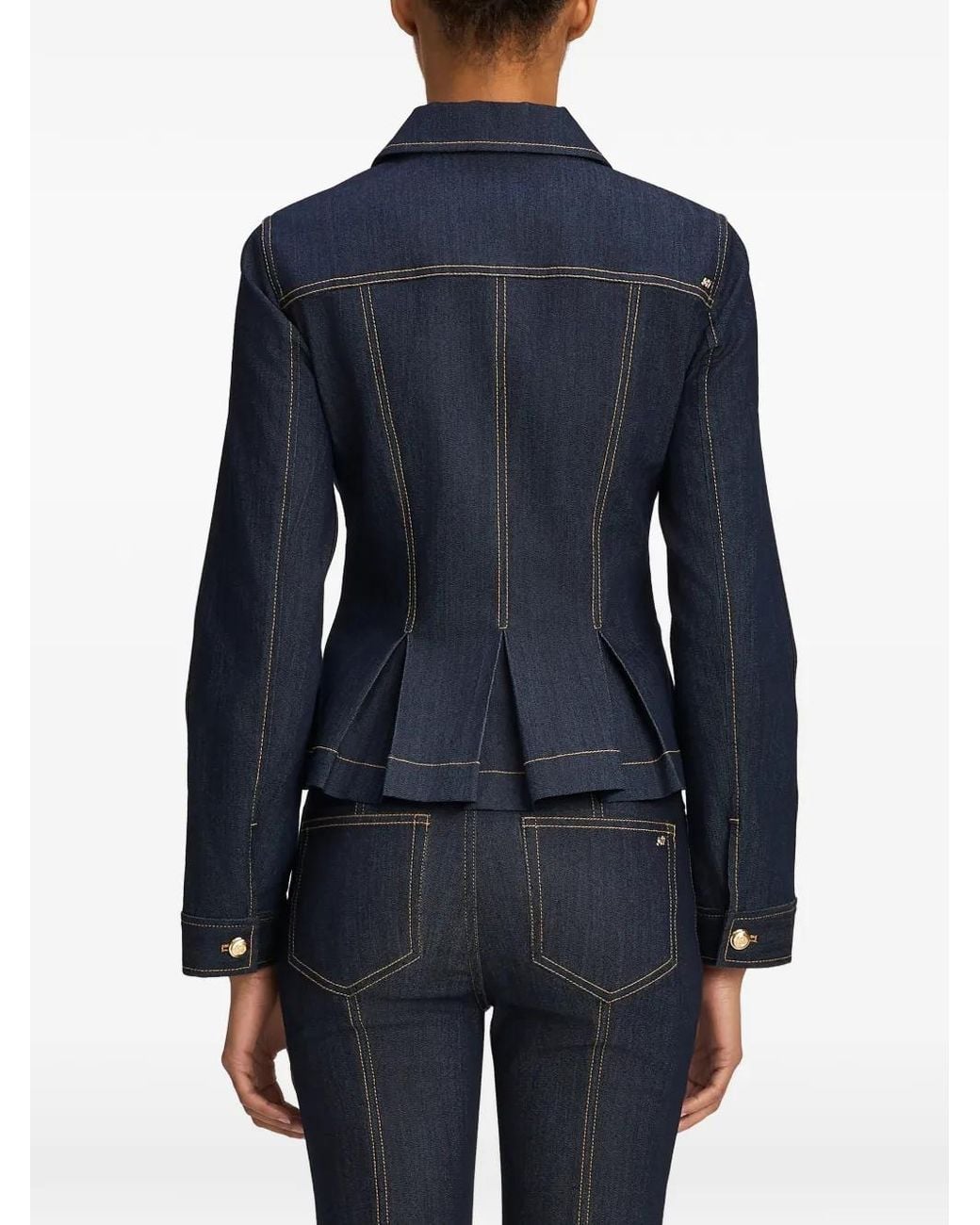 Cinq À Sept Blue Veste Kaiya Plissée
