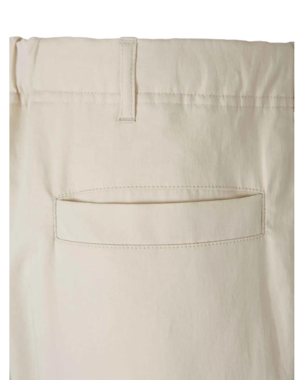 Lardini Natural Elasticated Cargo Trousers for men