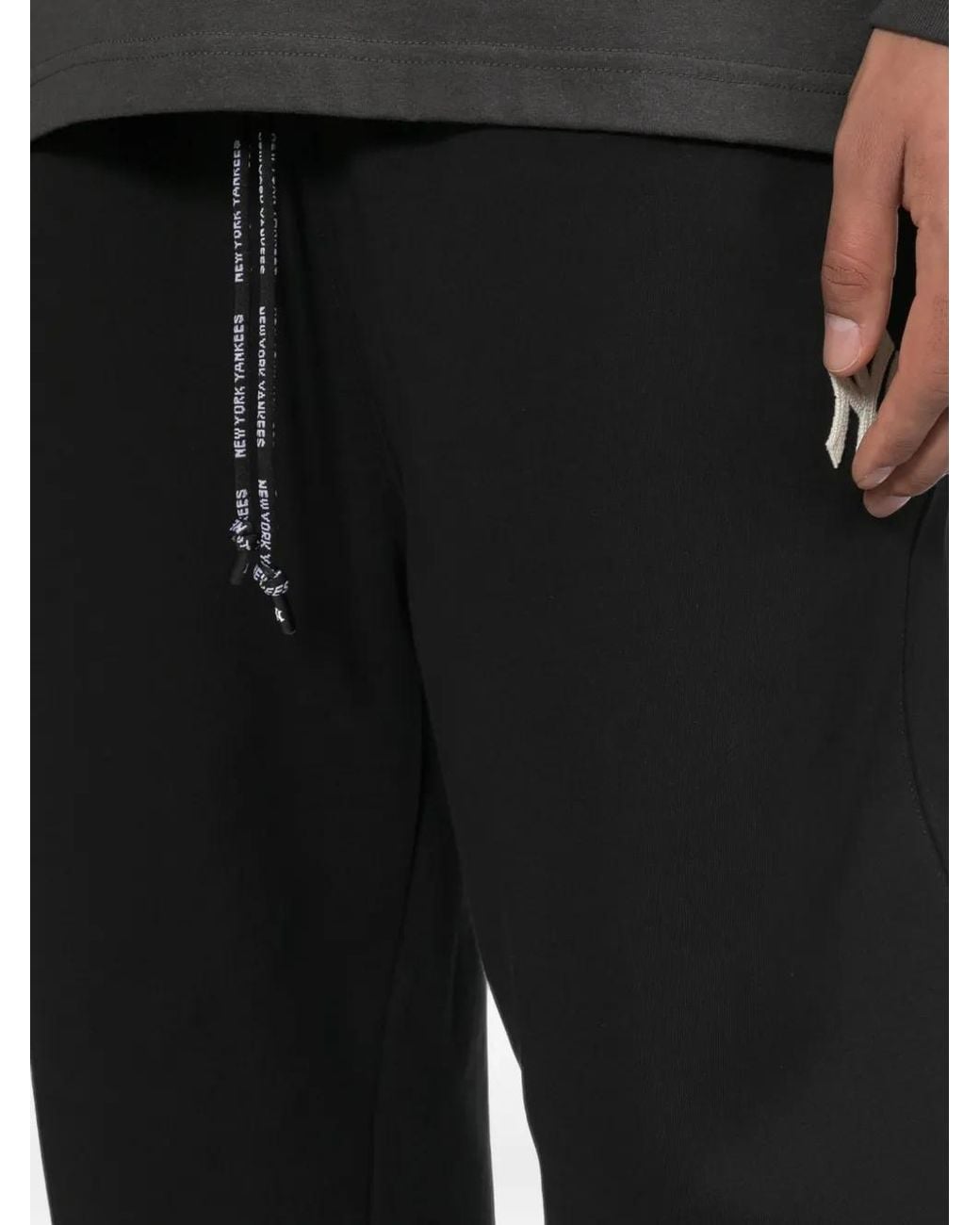 KTZ Black Logo-Embroidered Track Pants for men