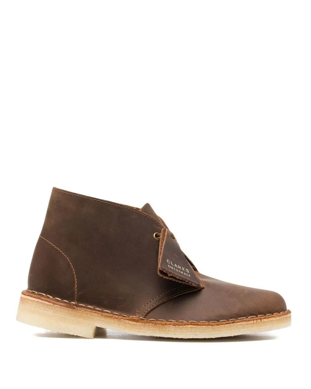 Clarks Brown Desert Leather Ankle Boots
