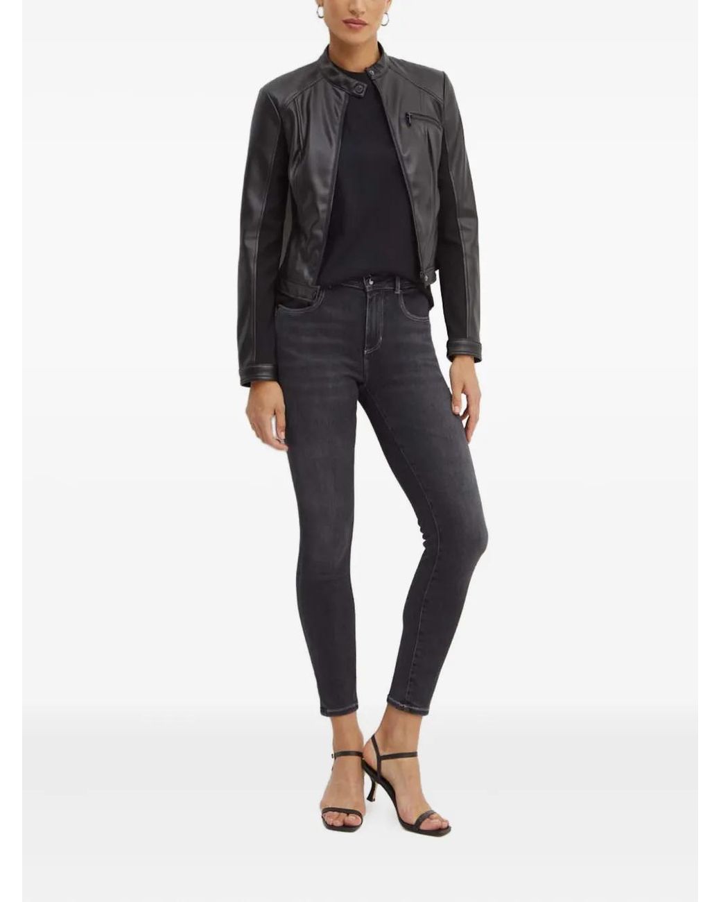 Guess Black Zip Jacket