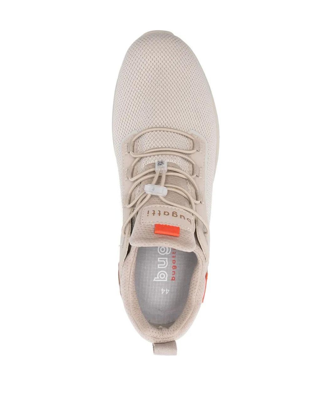 Bugatti White Logo-Patch Sneakers for men