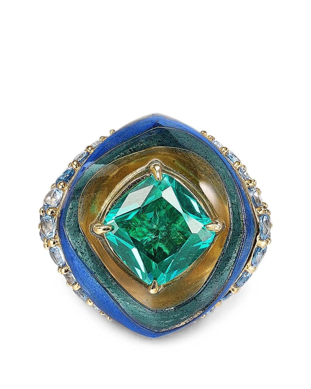 Anabela Chan Blue Ocean Sugarloaf Ring