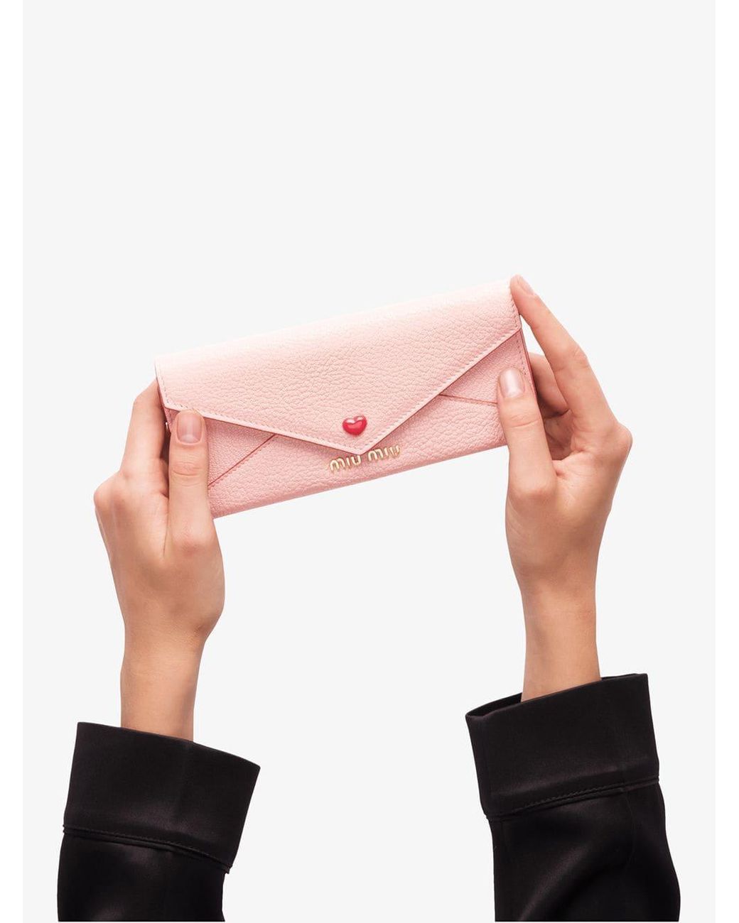 miu miu love letter wallet