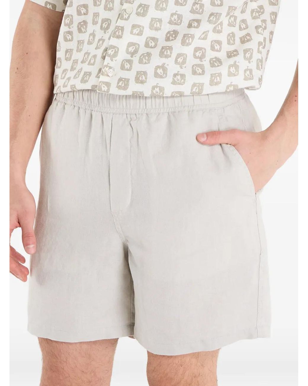 Samsøe & Samsøe Shorts Mit Elastischem Bund in White für Herren