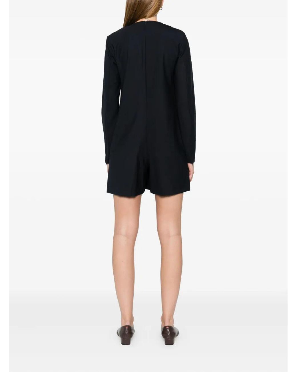 Semicouture Black Tailored Playsuit