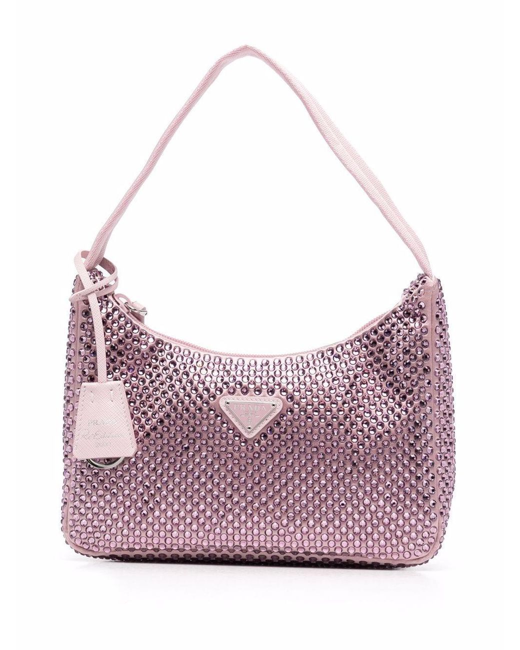 Prada Re-Edition 2005 Handtasche mit Kristallen in Pink | Lyst DE