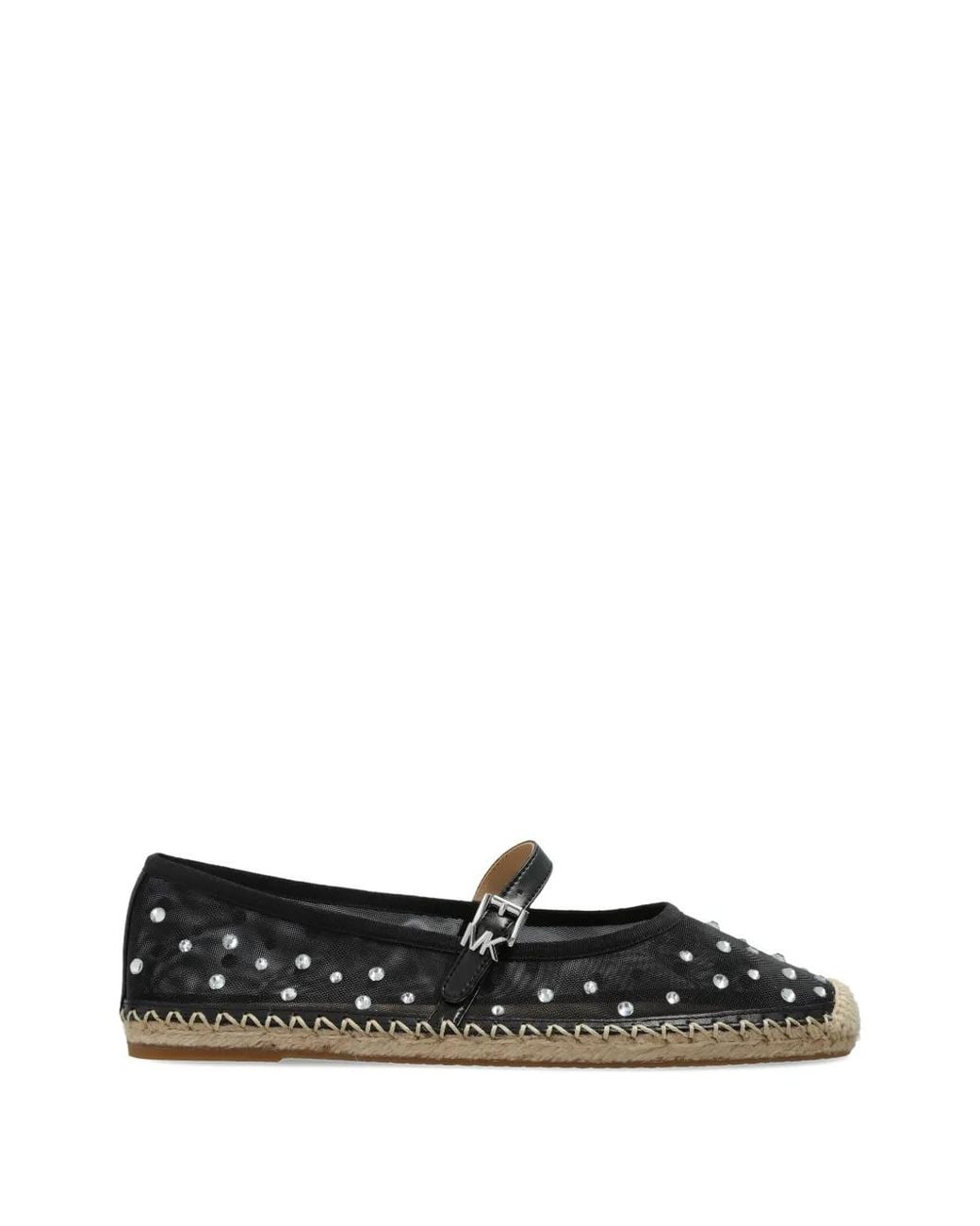 MICHAEL Michael Kors White Lynn Studded Espadrilles