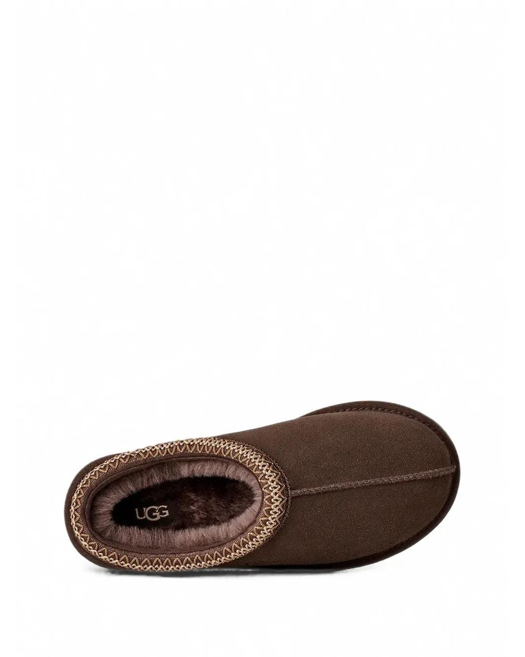 Ugg Brown Tasman Ii Embroidered Slippers