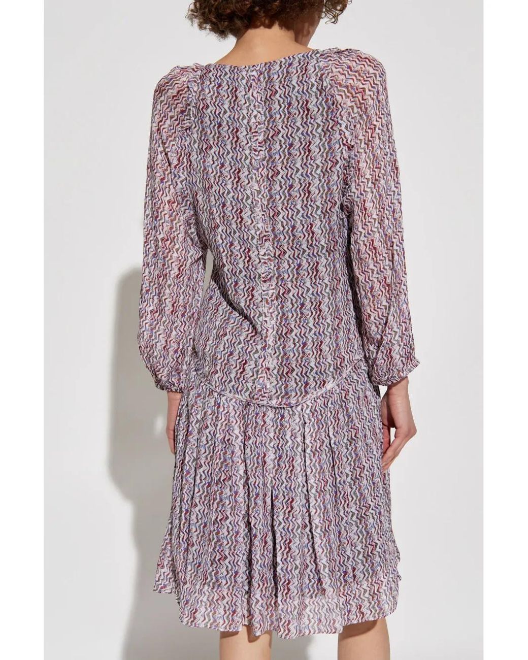 IRO Purple Ruline Short Dress