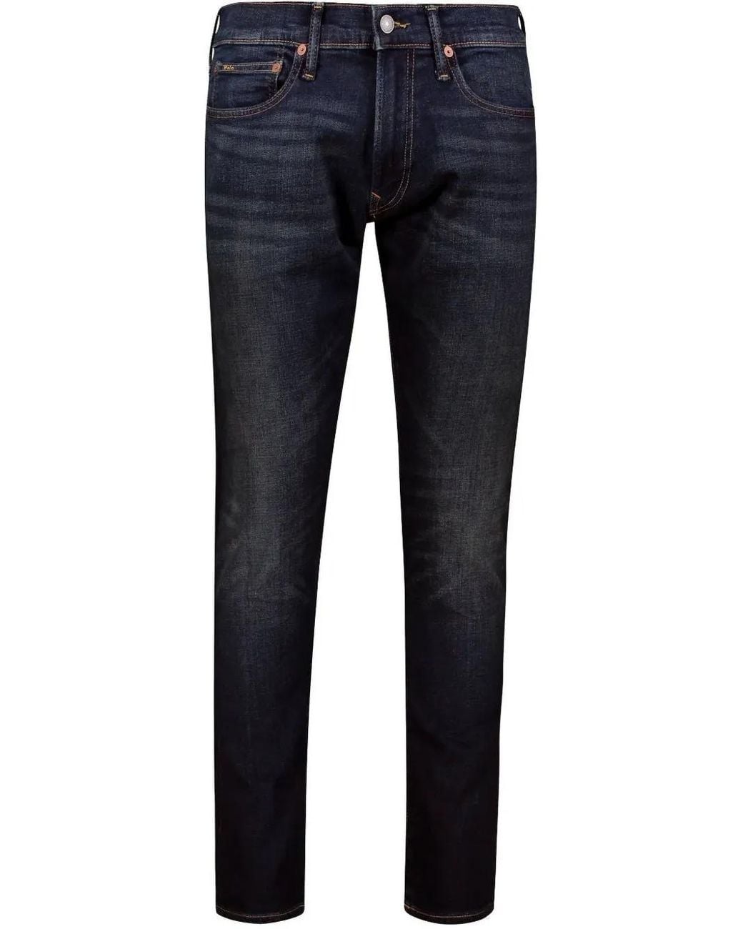 Polo Ralph Lauren Blue Logo-Patch Jeans for men
