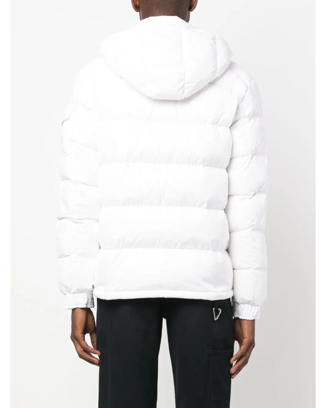 Moncler White Maya Short Down Jacket For Men for men