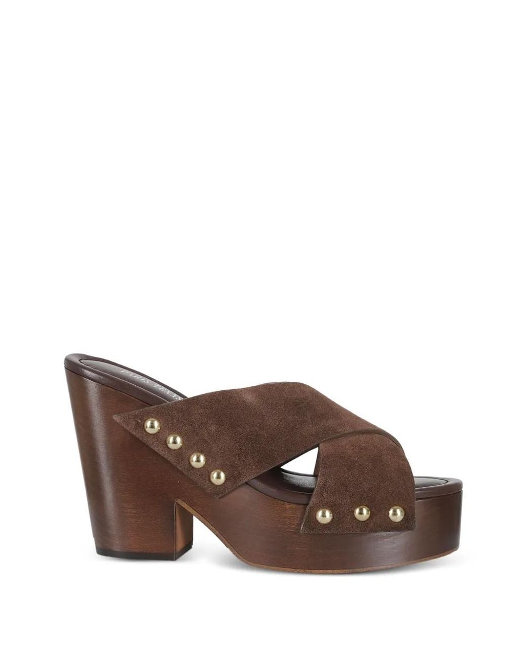 Paris Texas Brown 105Mm Marisol Mules