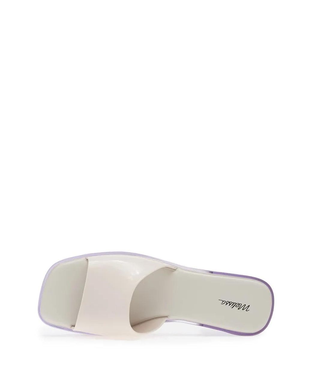 Melissa Pink Translucent Block-Heel Sandals
