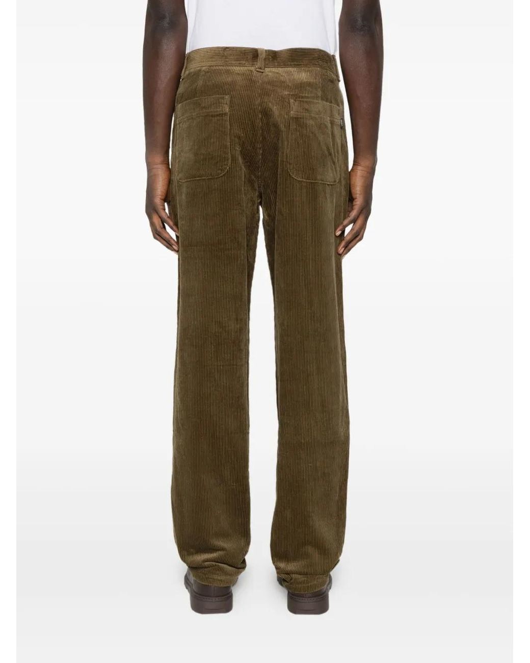 Les Deux Green Corduroy Pocket Pants for men