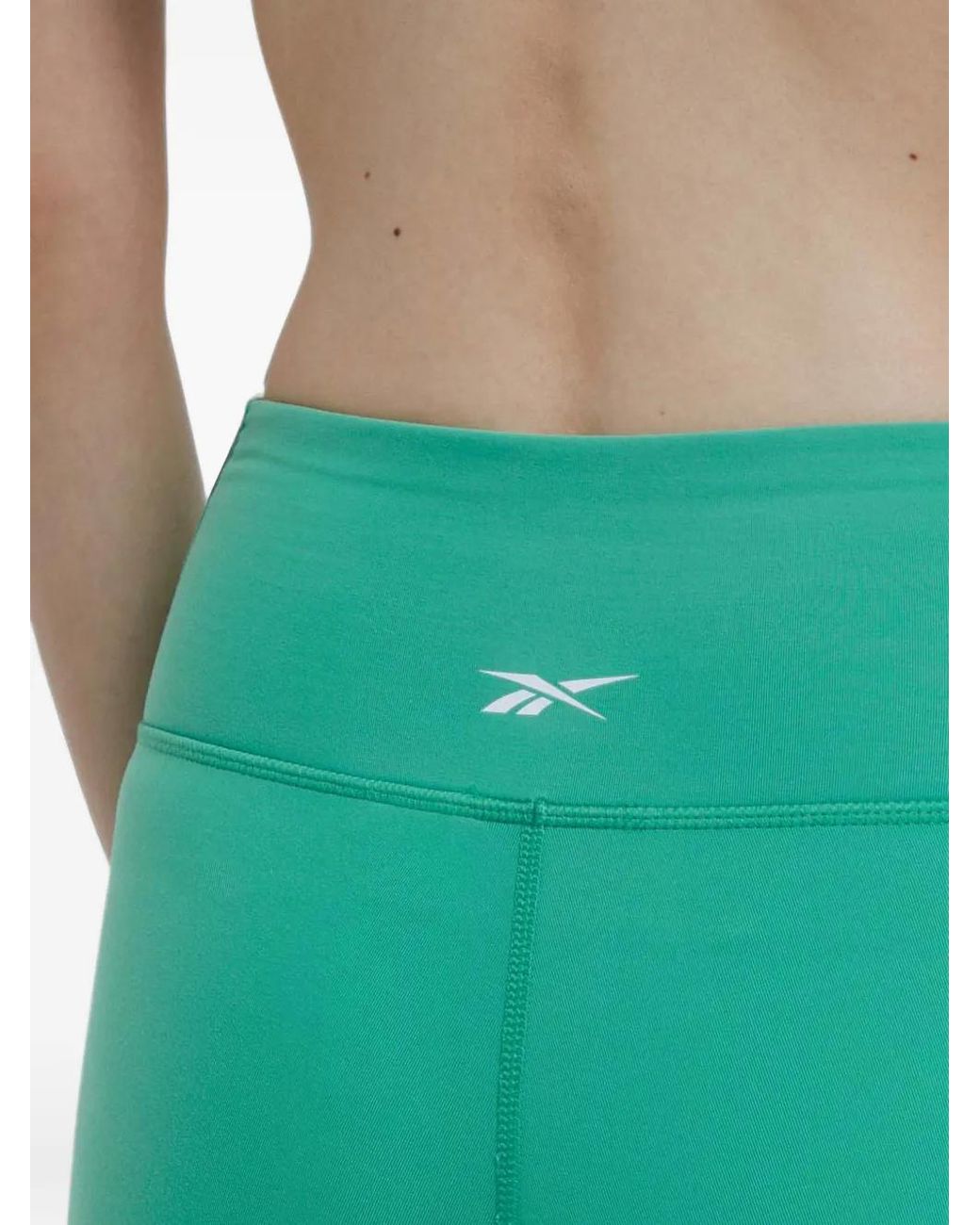 Reebok Green Legging À Logo