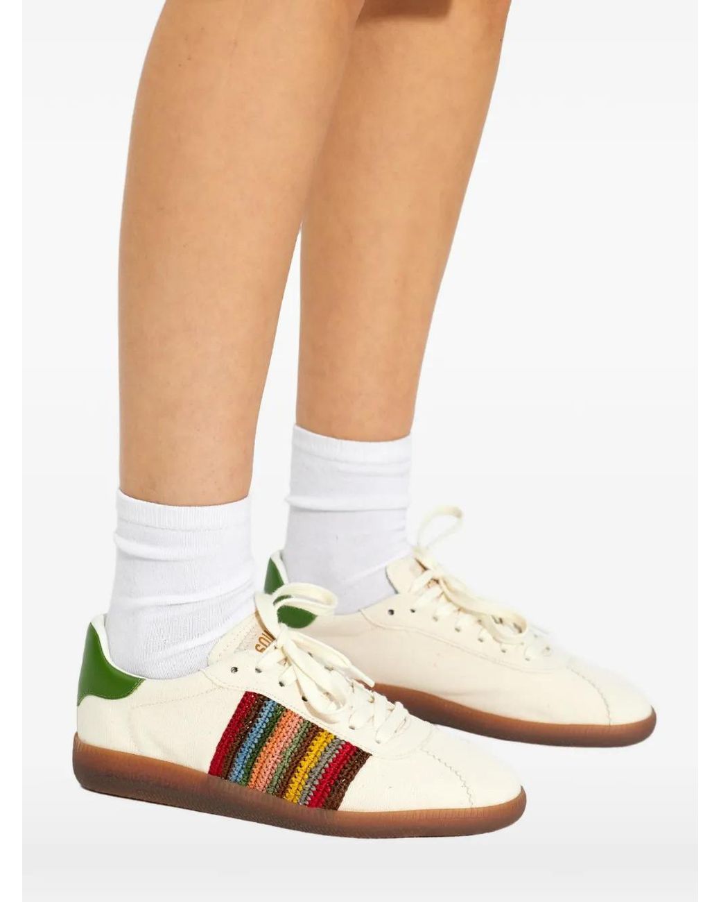 DSquared² Multicolor Sneakers Mit Gestreiftem Einsatz