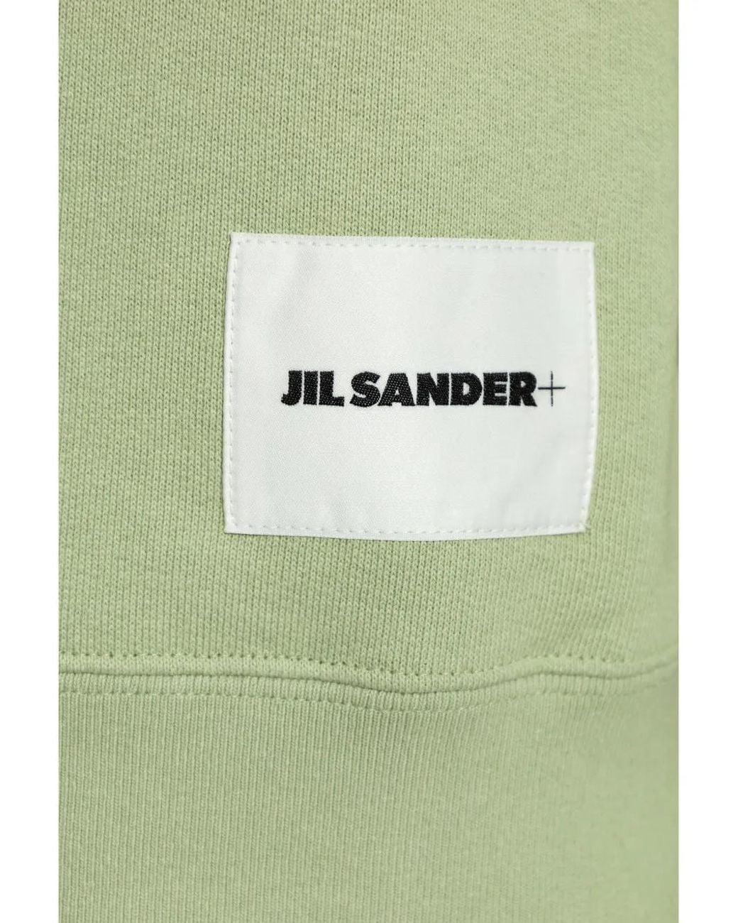 Jil Sander Green Cotton Sweatshirt