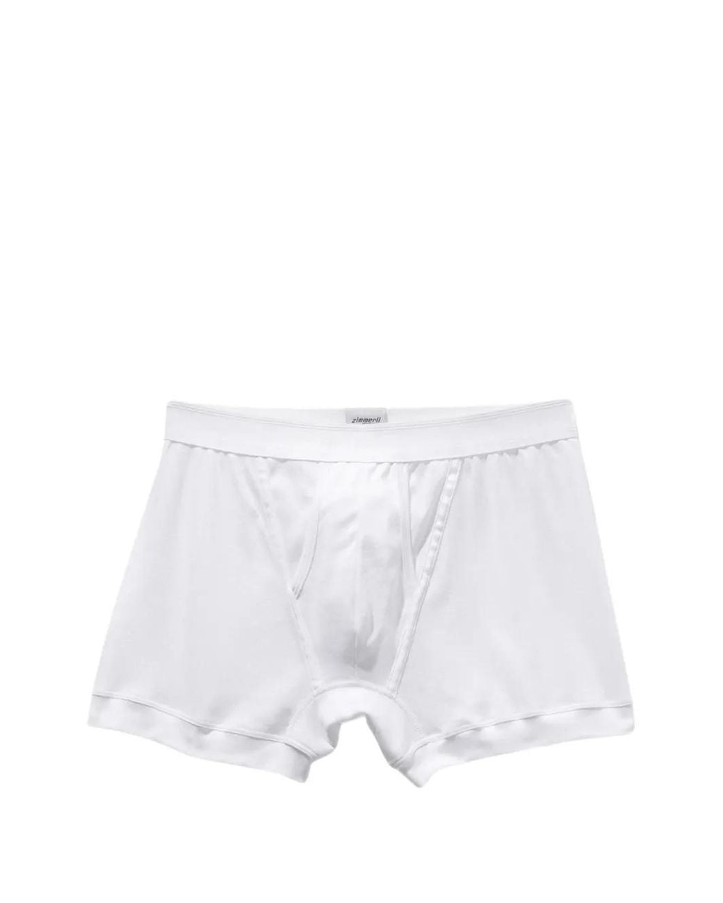 Zimmerli of Switzerland White Elasticated-Waistband Boxer Briefs for men