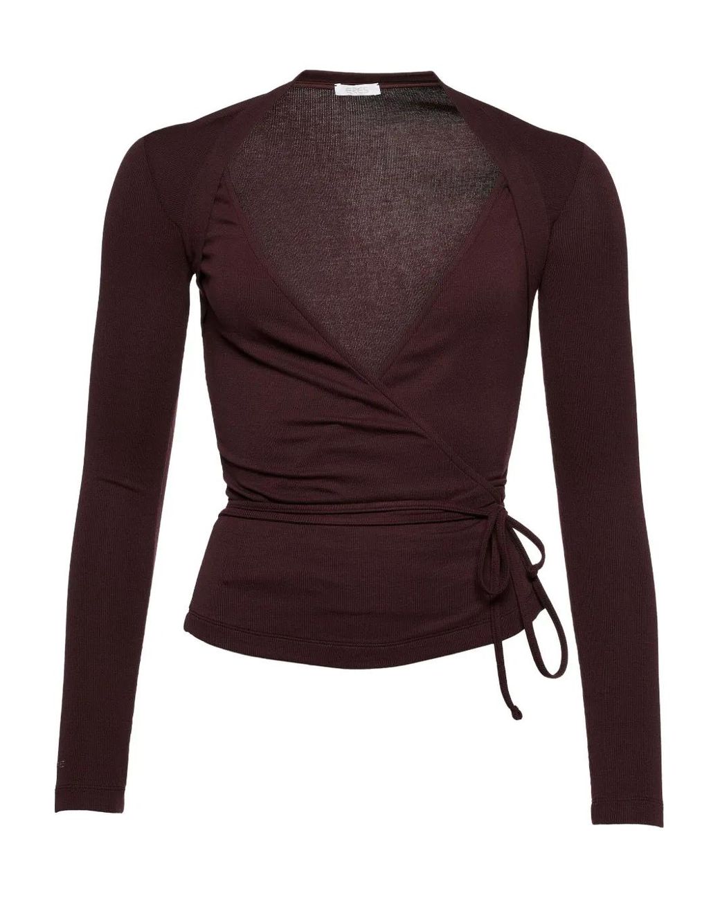 Eres Purple Charlotte Wrap Top