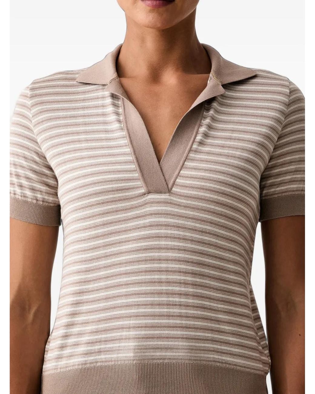 Paul & Shark Multicolor Horizontal-Stripe Polo T-Shirt