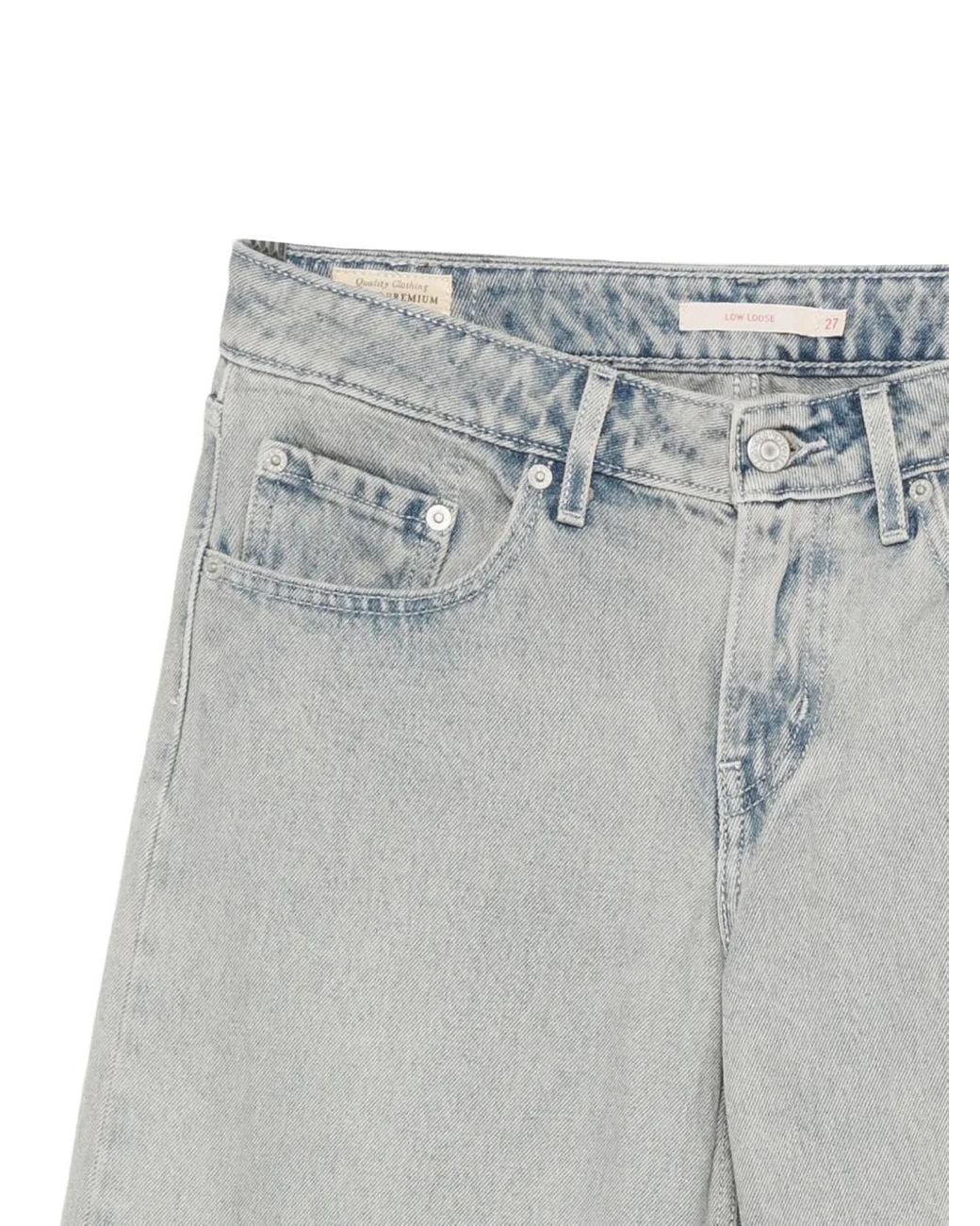 Levi's Gray Logo-Patch Jeans