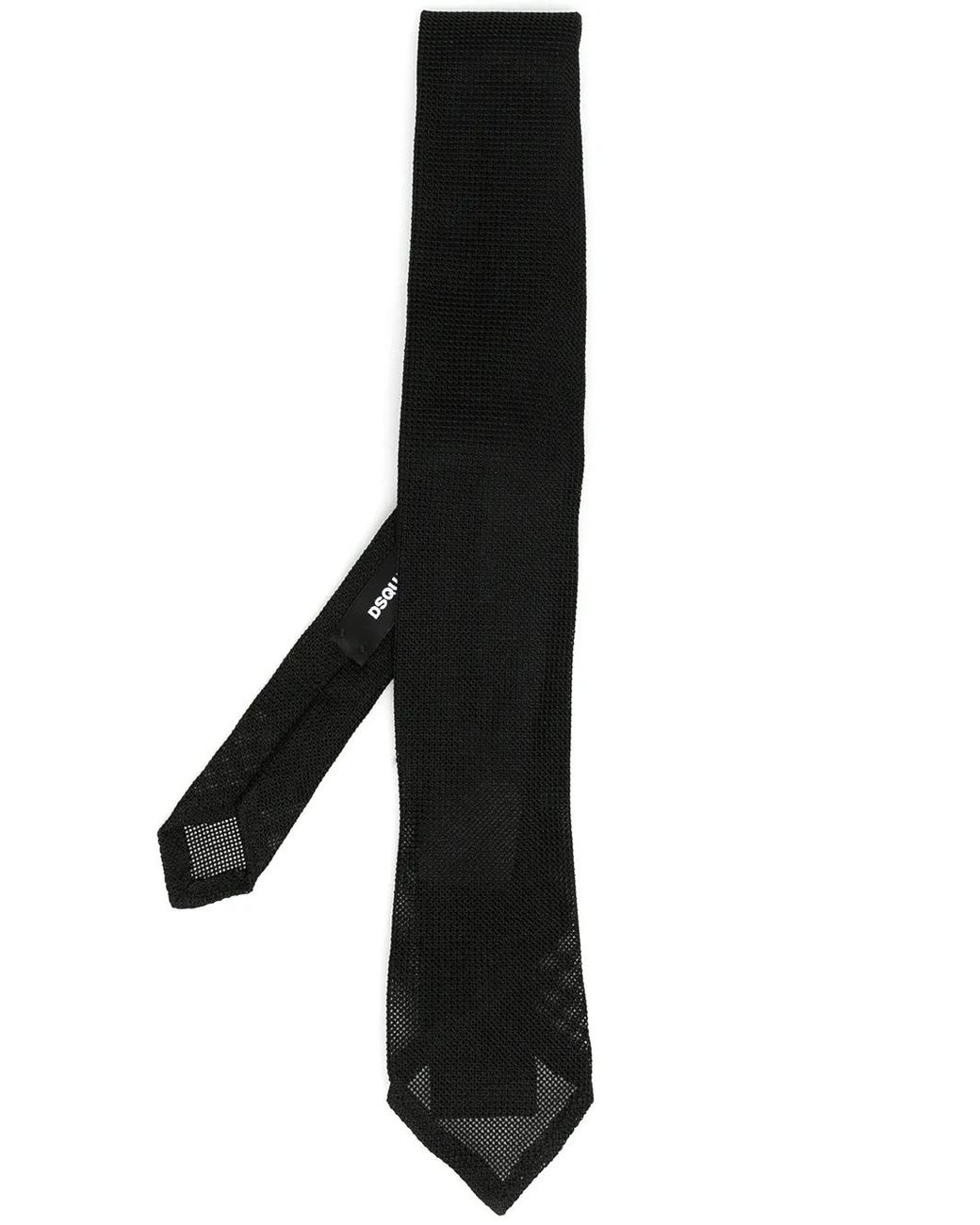 DSquared² Black D2 Classic Tie for men