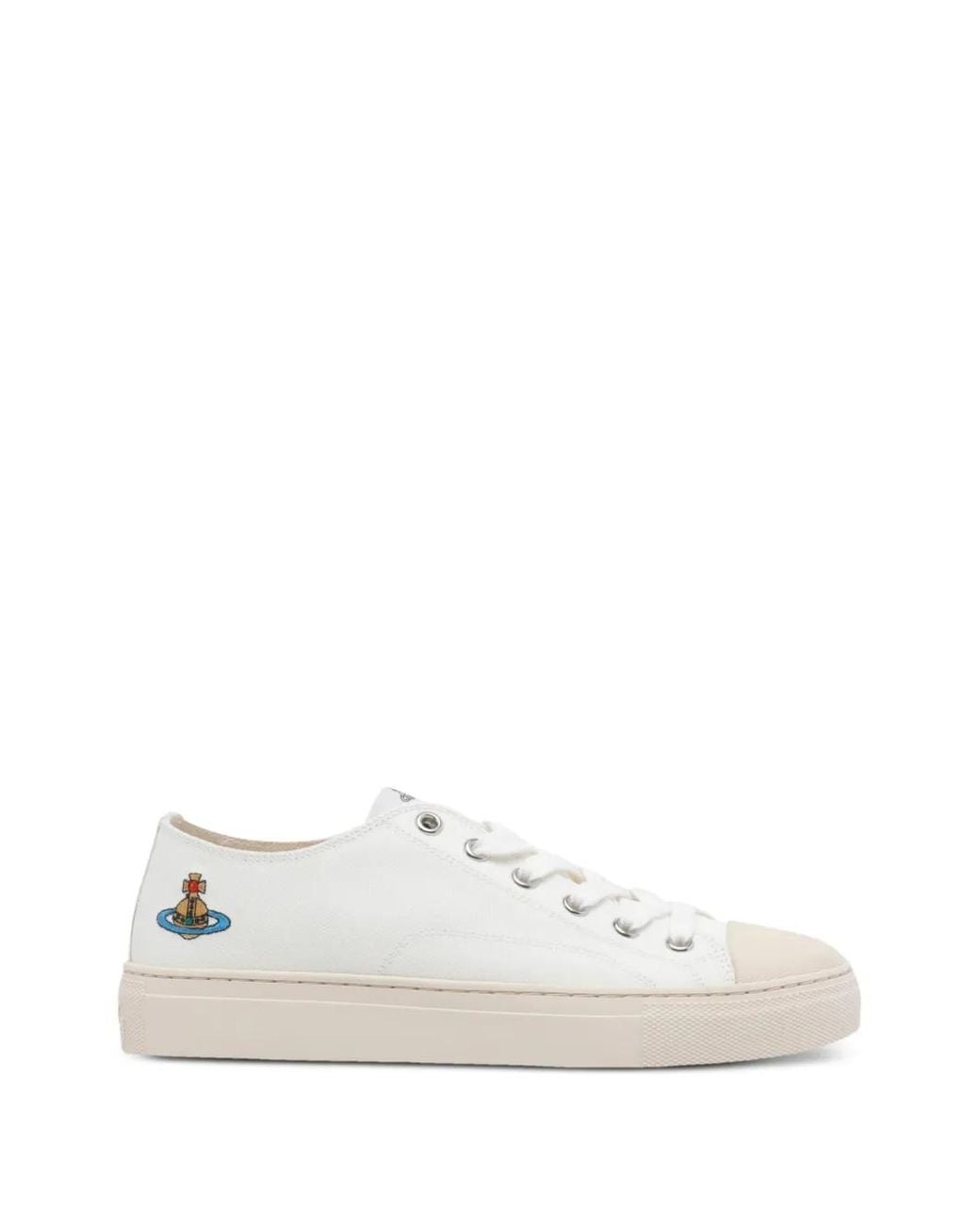 Vivienne Westwood White Color Block Sneakers