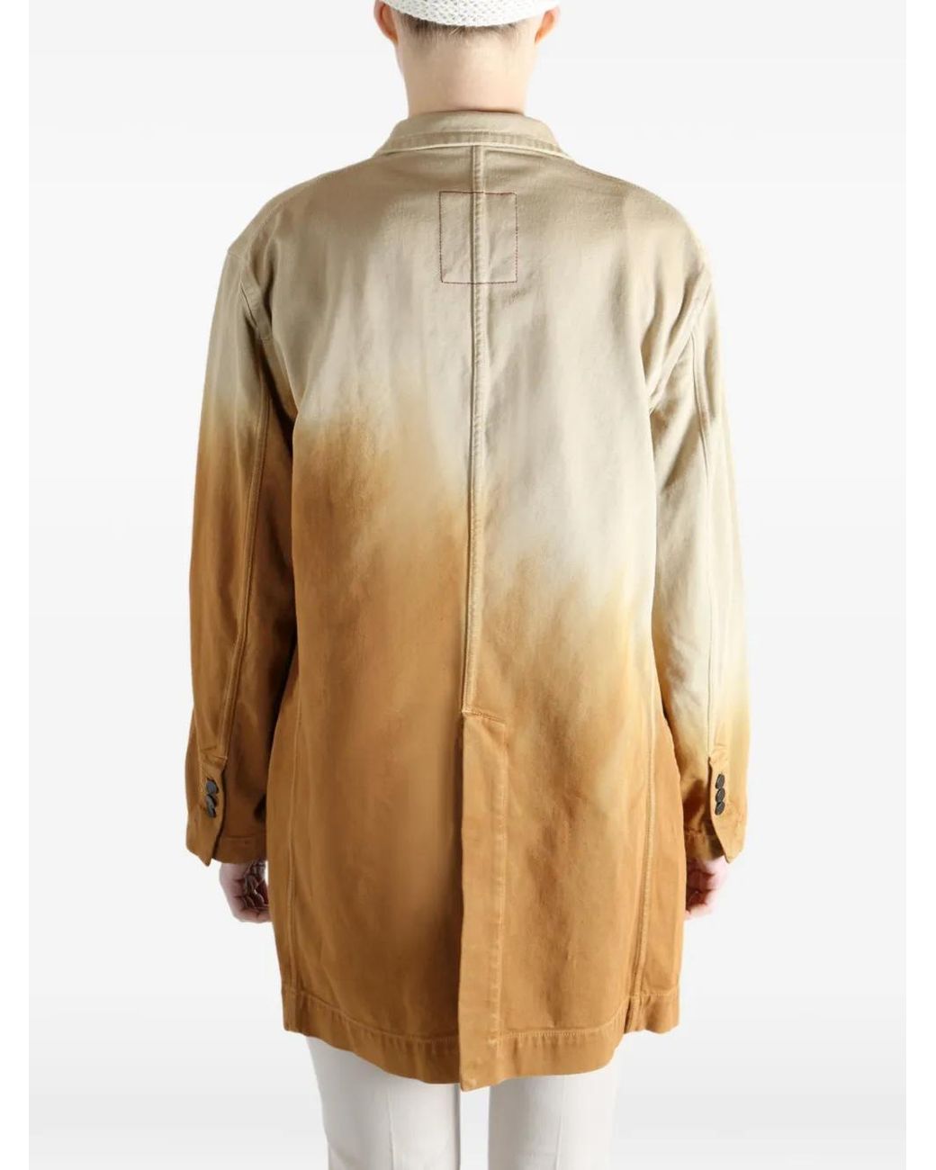Uma Wang White Kort Dopuble-Breasted Blazer