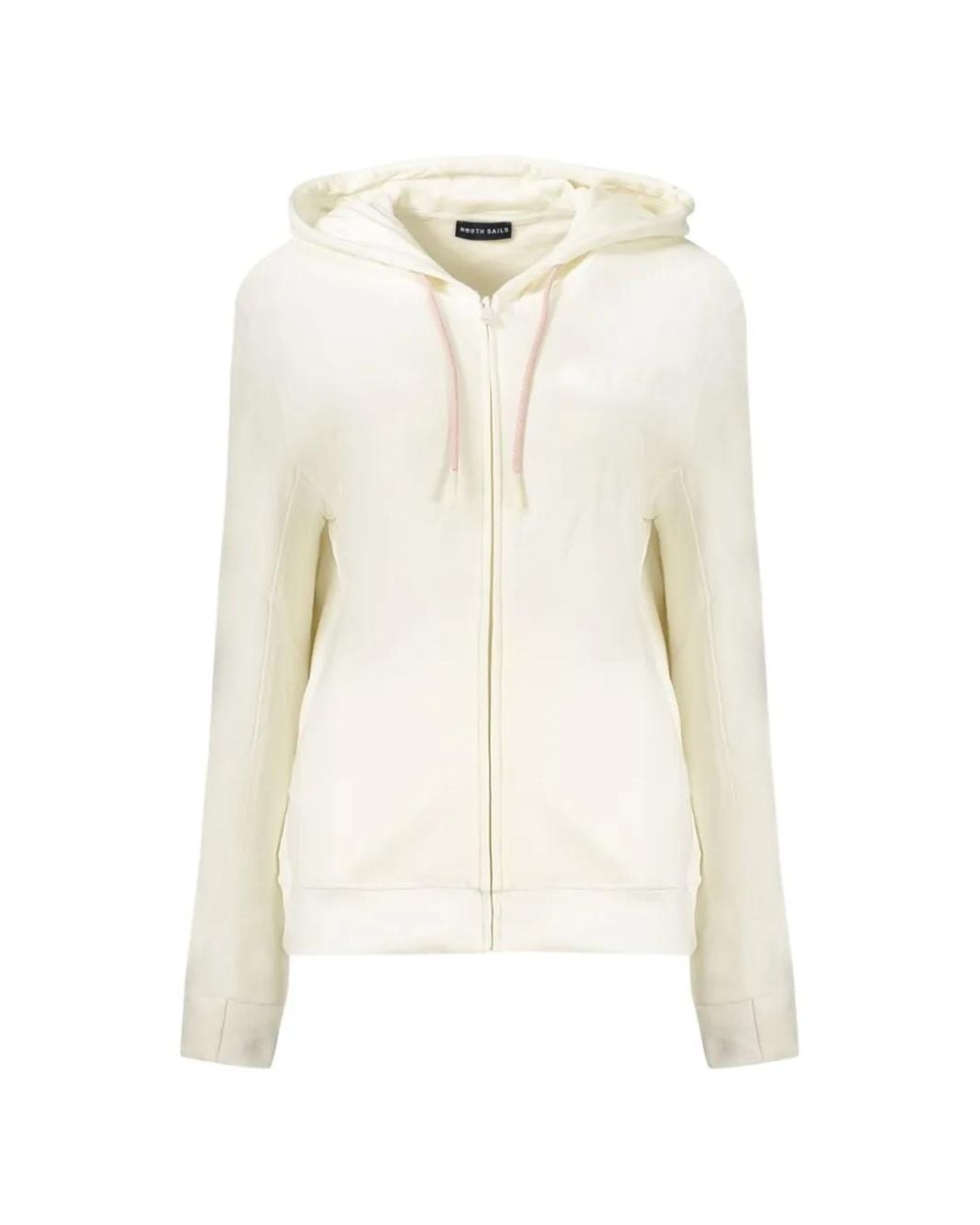North Sails White Long-Sleeve Zip-Up Hoodie