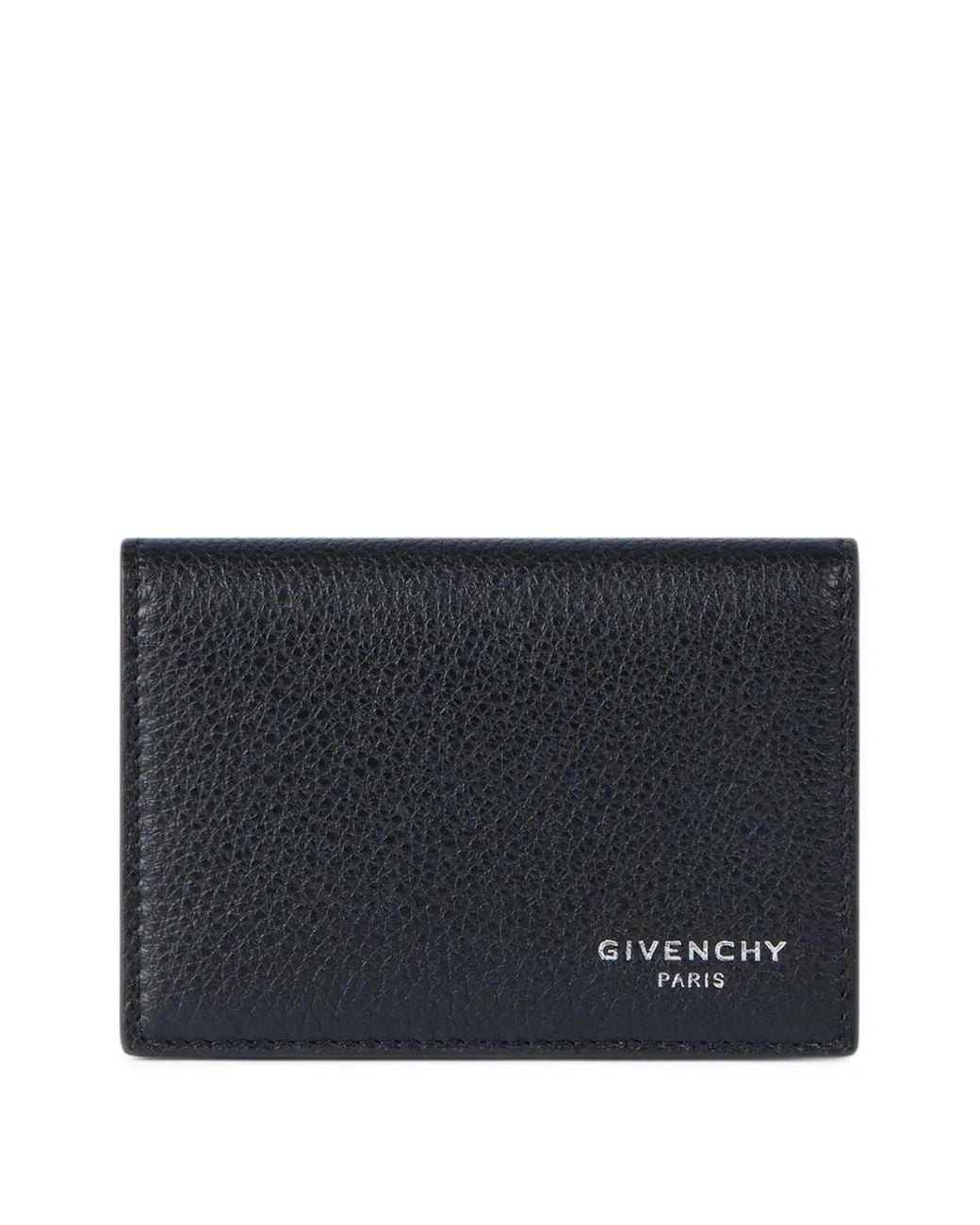 Givenchy Black Flap Card Holder for men