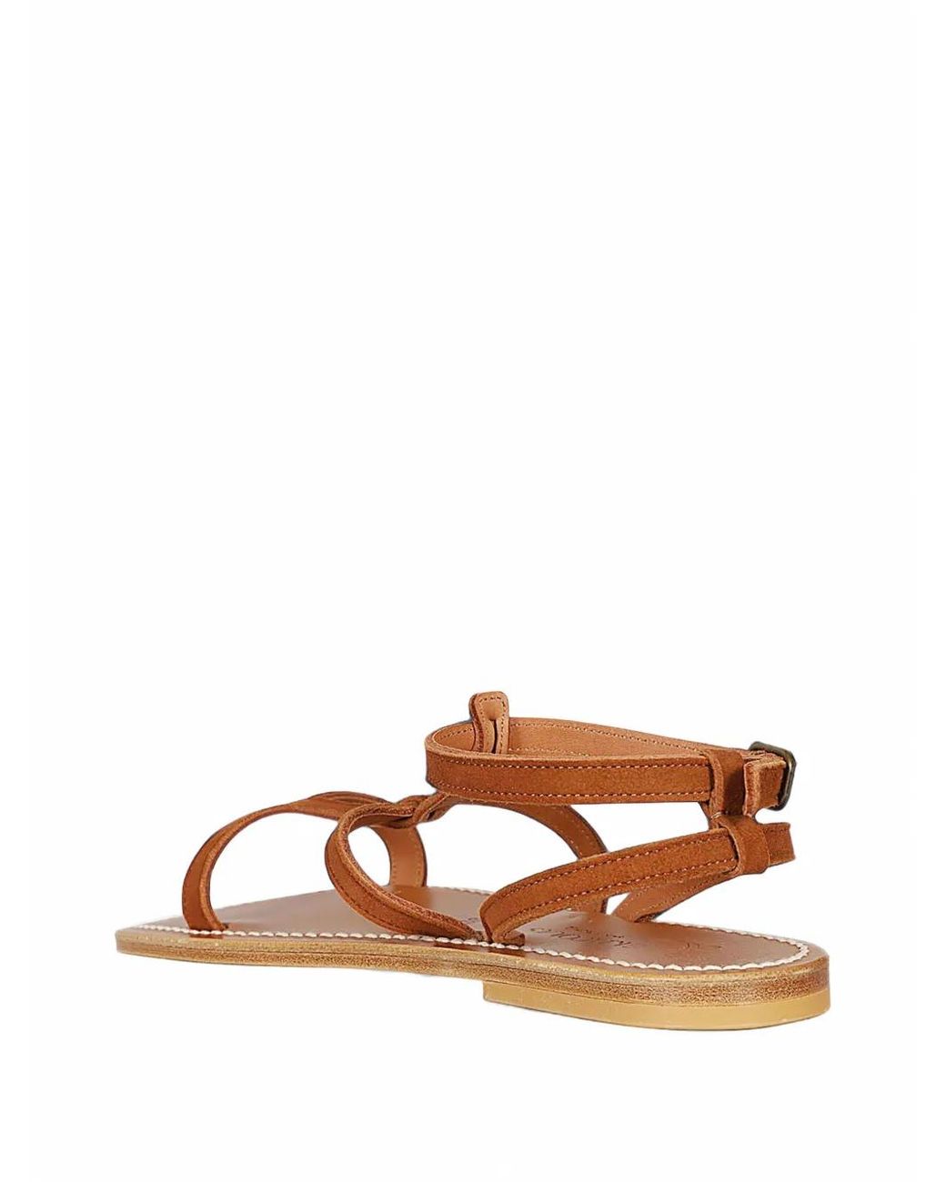 K. Jacques Brown Arelate Flat Sandals