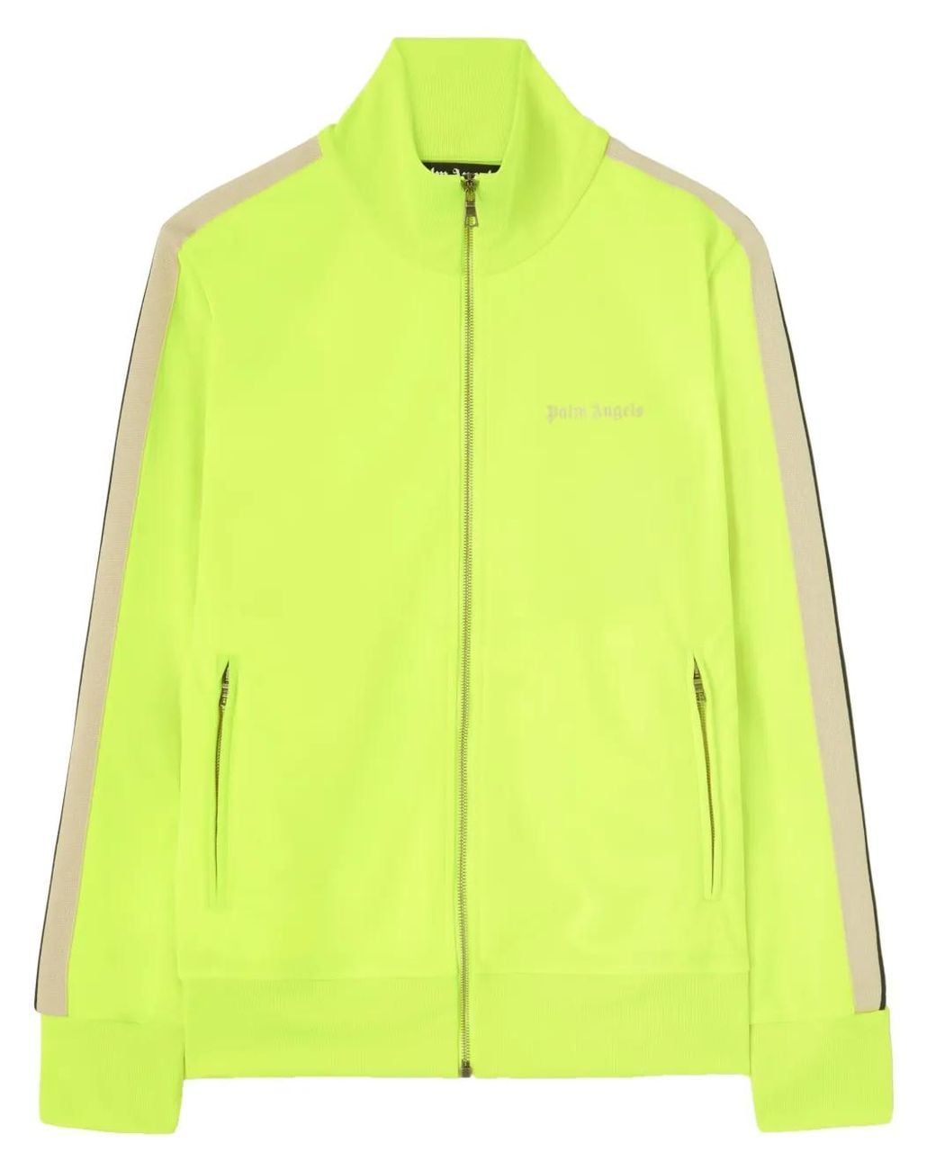 Palm Angels Yellow 'Classic Logo Fluo' Track Jacket for men