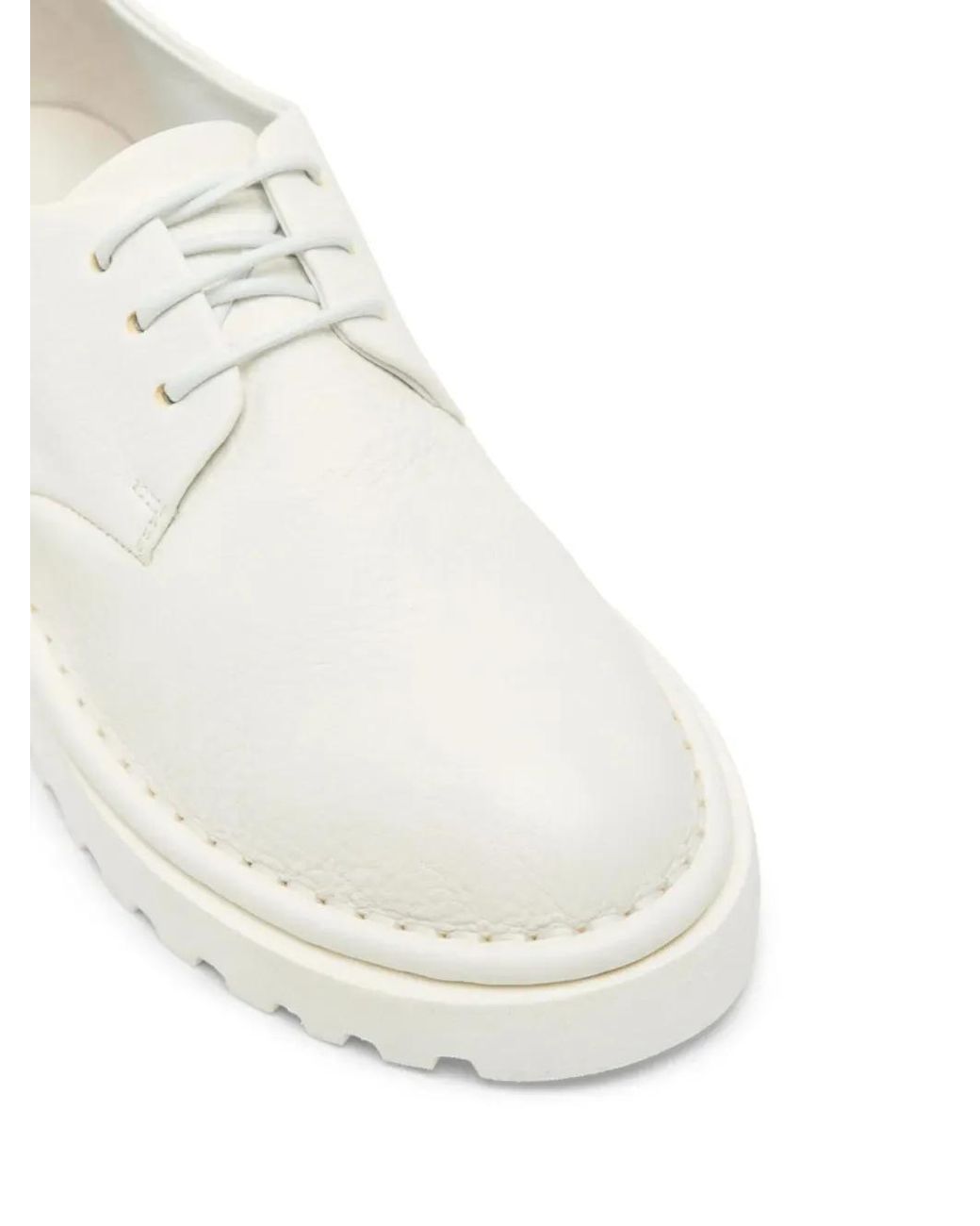 Marsèll White Sancrispa Alta Oxford Shoes