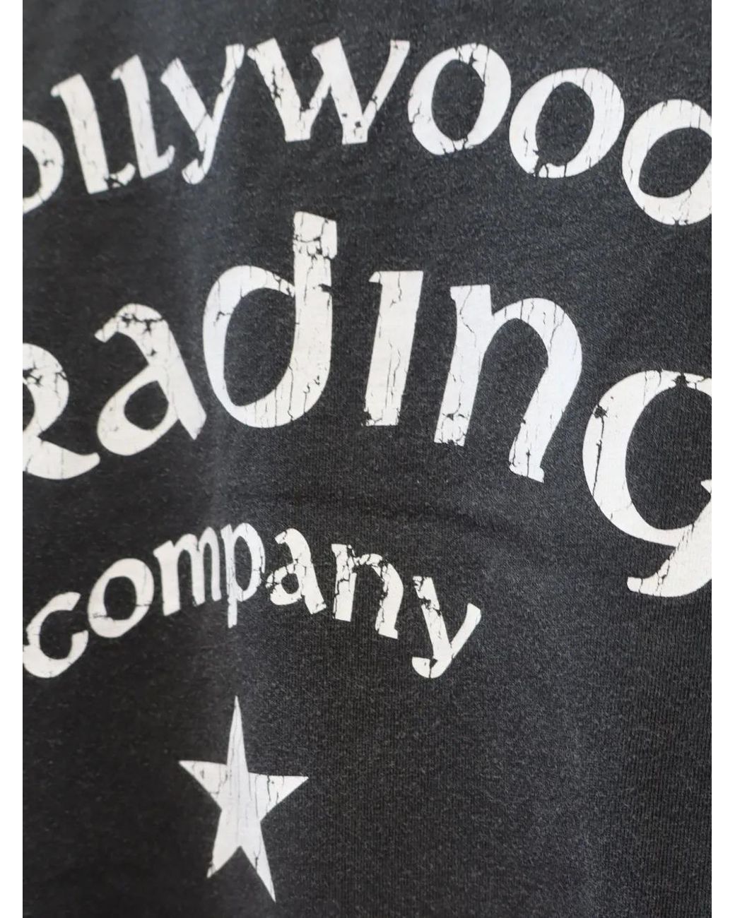 HTC Black Logo-Print Star-Motif T-Shirt for men