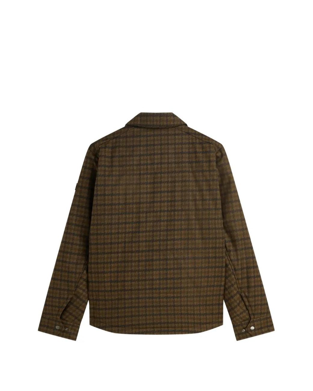 Scotch & Soda Brown Doudoune À Carreaux for men