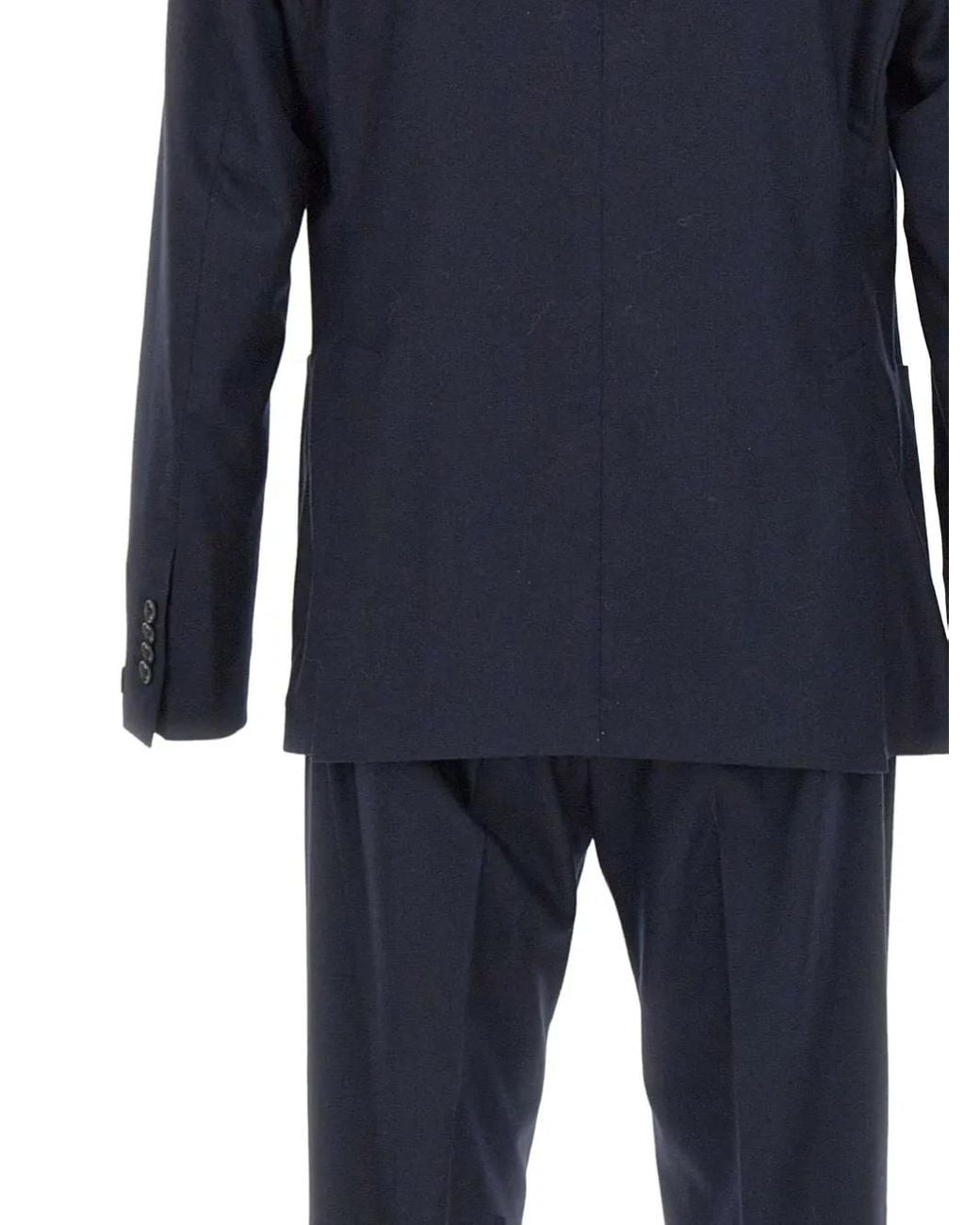 Tagliatore Blue Single-Breasted Suit for men